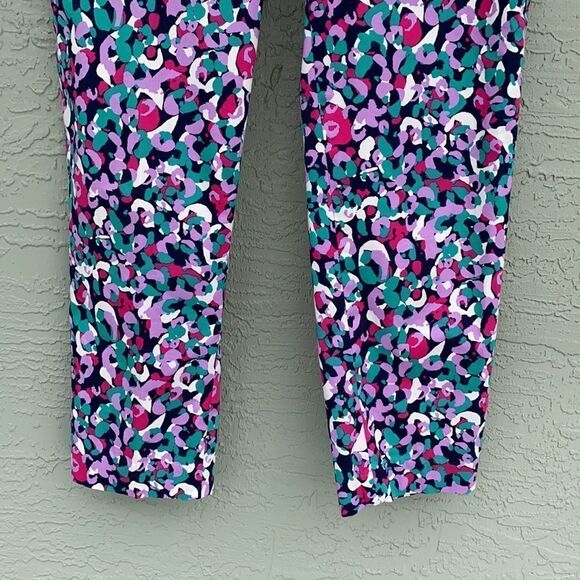 Pappagallo Sz 10  The Chelsea pant in Jade Multi - Picture 3 of 12